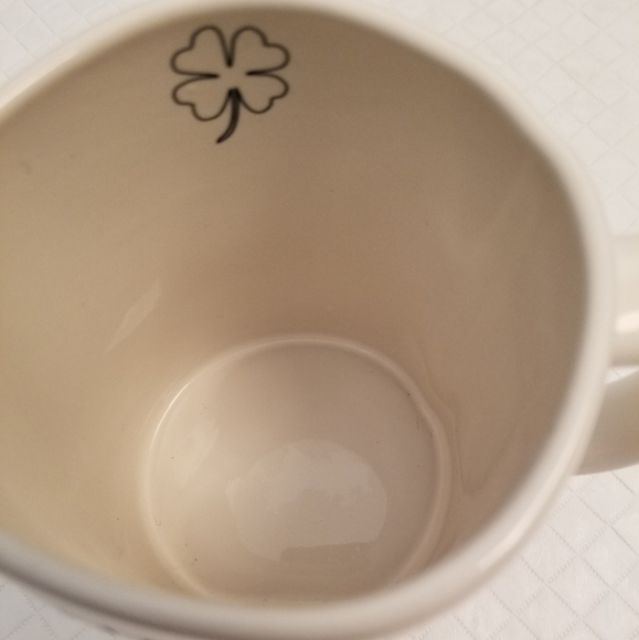 Rae Dunn Mug St Patricks Day Irish Shamrock Pinch Me Magenta Coffee Tea Cup - Picture 3 of 4